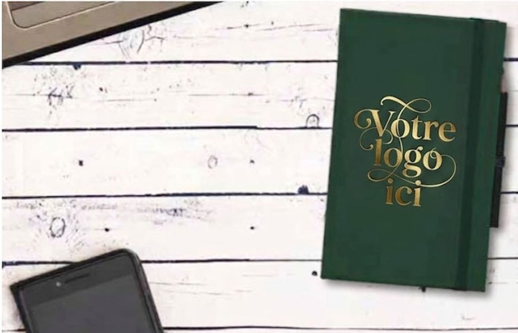 Carnet en cuir objet publicitaire haut de gamme