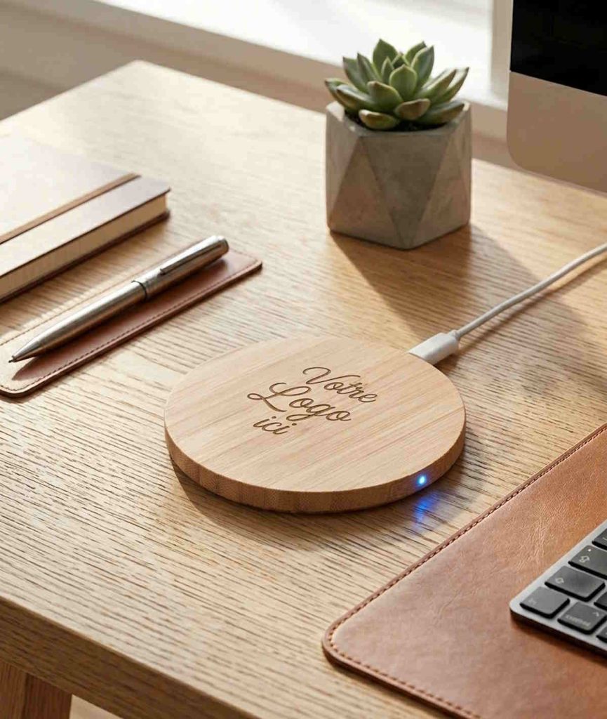 Chargeur sans fil goodies personnalisés