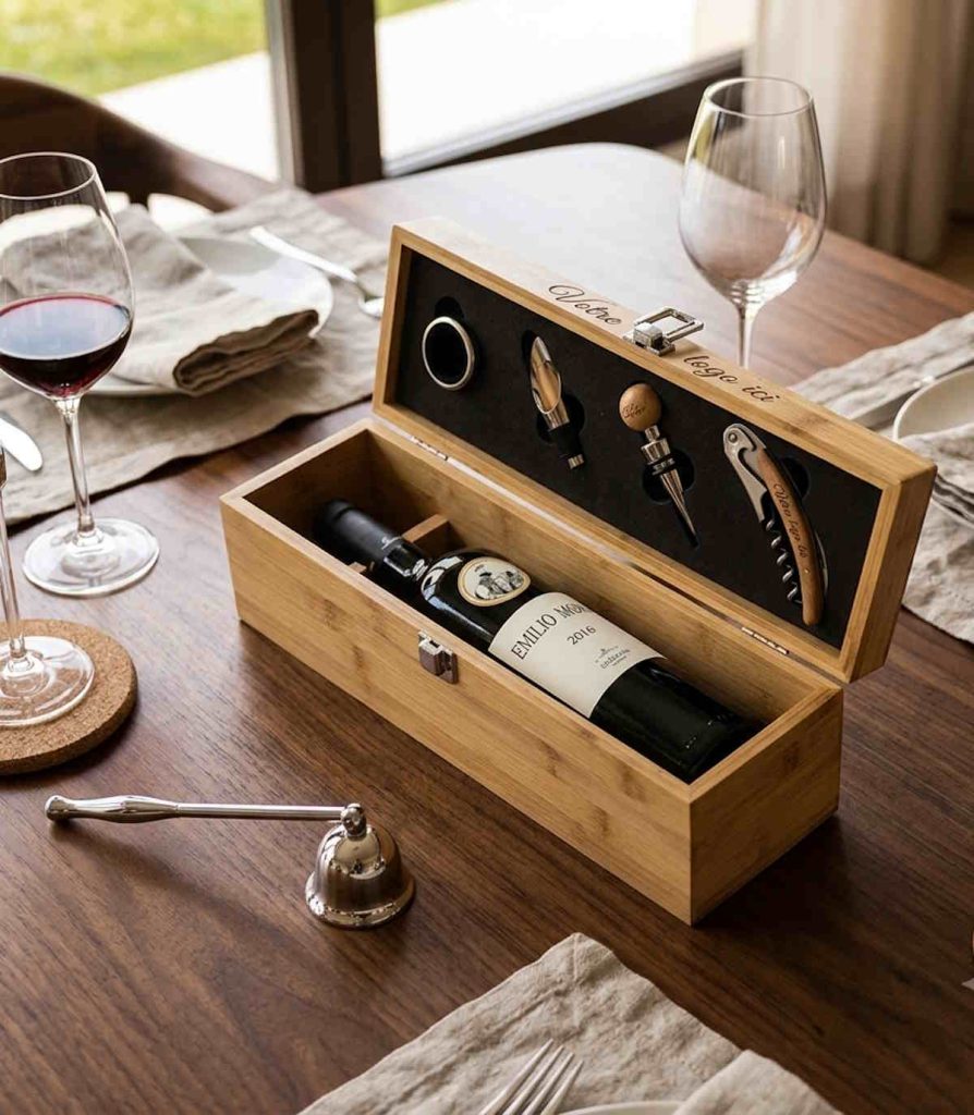 Coffret de vin personnalisé