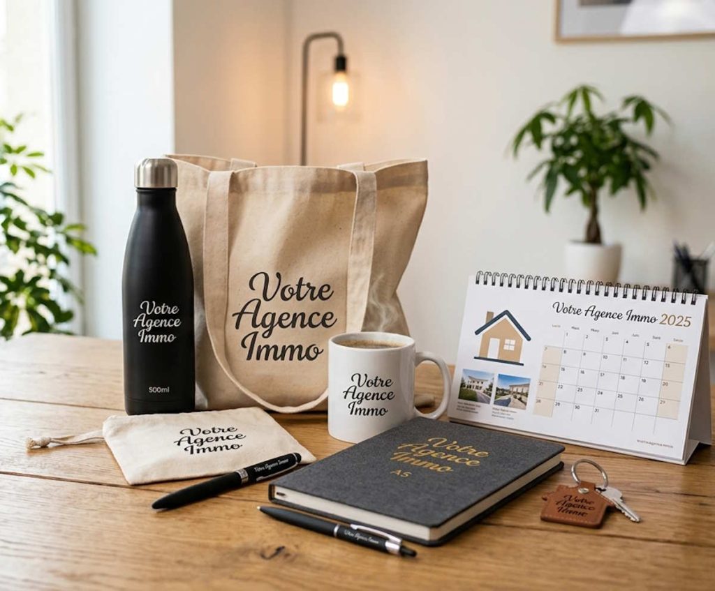 Goodies publicitaire pour agence immobilière