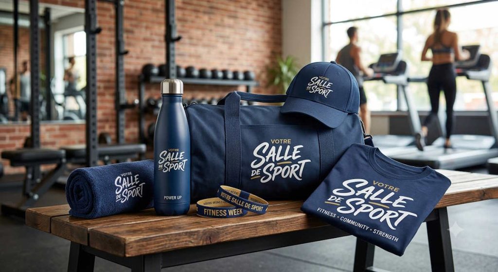 Goodies publicitaire pour salle de sport