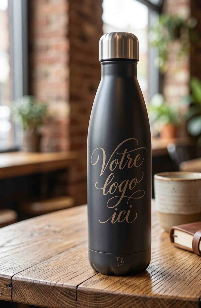 Gourde inox objet publicitaire haut de gamme