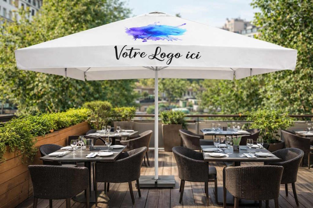 Parasol publicitaire classic
