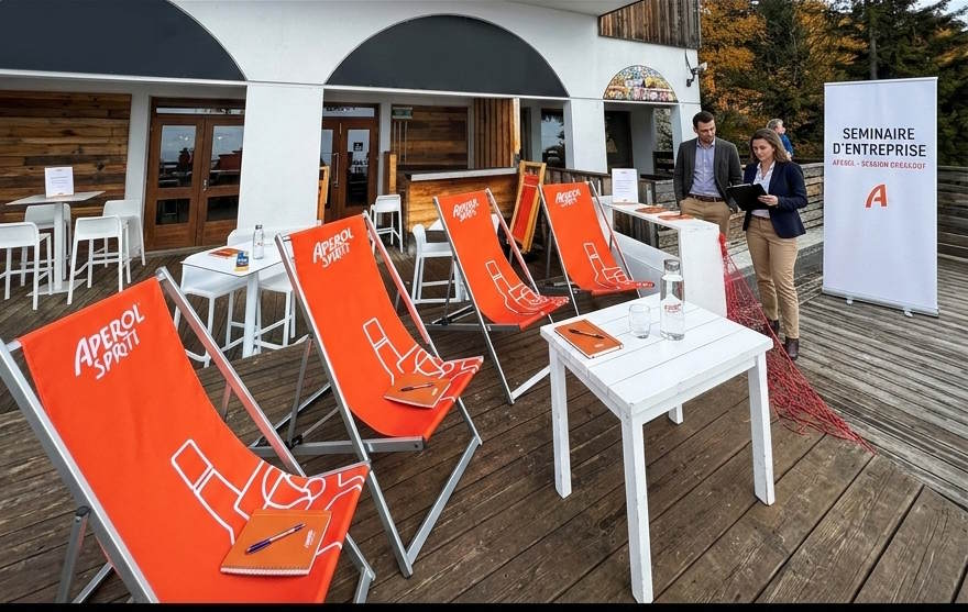 transat en acier 100% personnalisé séminaire