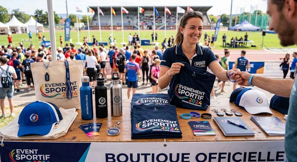 Goodie publicitaire évènement sportif