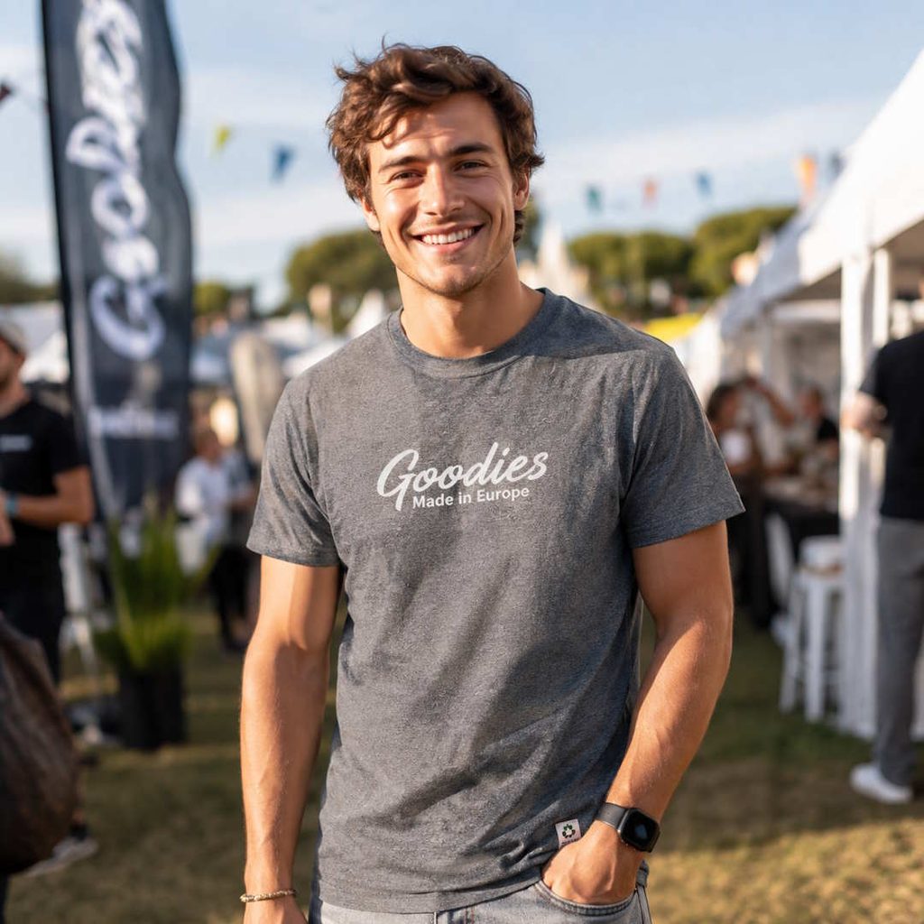 T-shirt goodies made in Europe