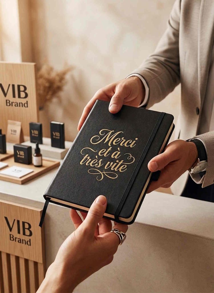 Carnet goodies pour client