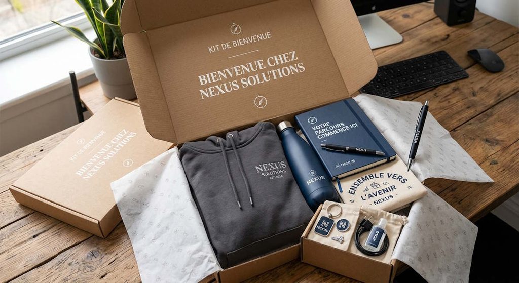 Kit de bienvenues Goodies d'entreprise