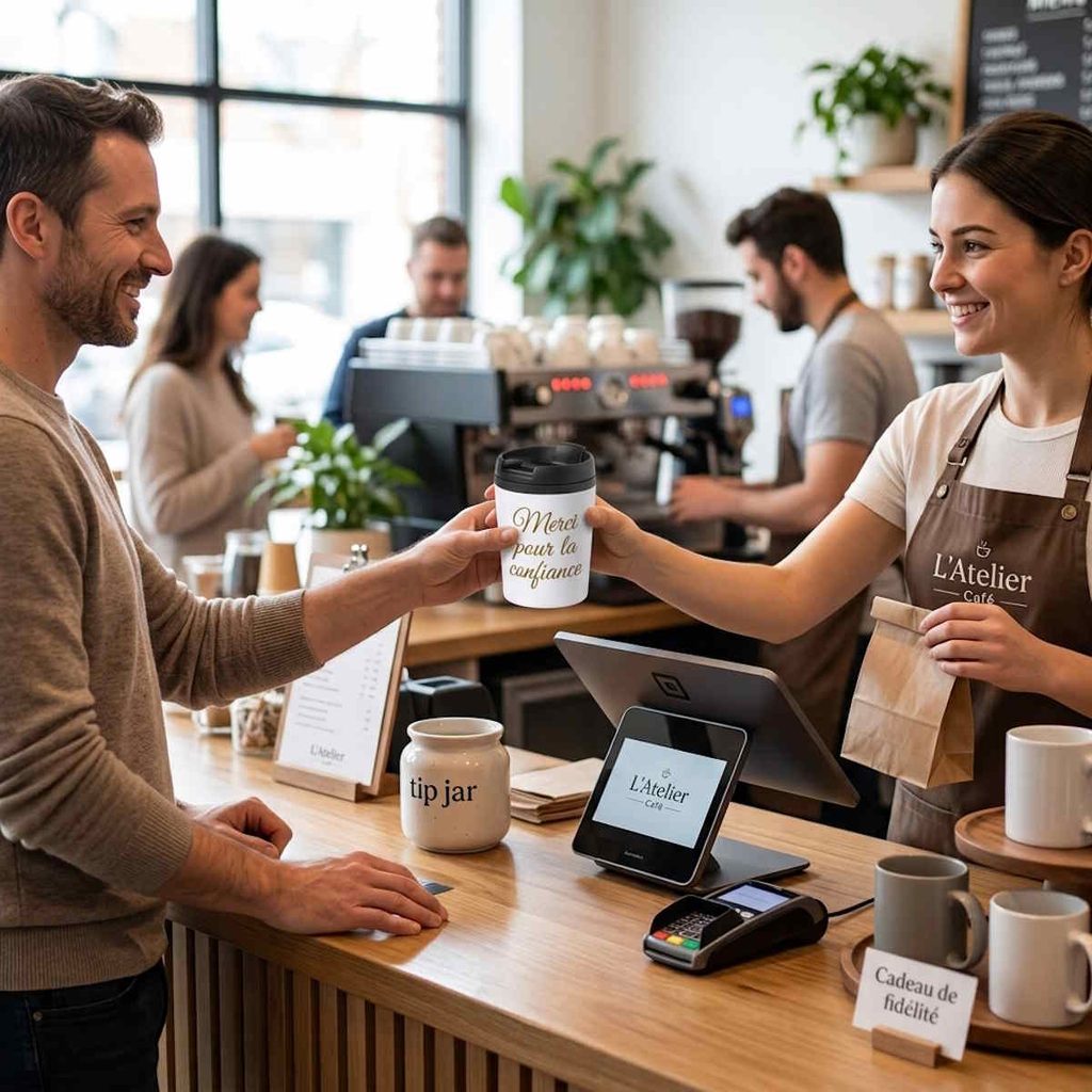 Mug réutilisable goodies pour client