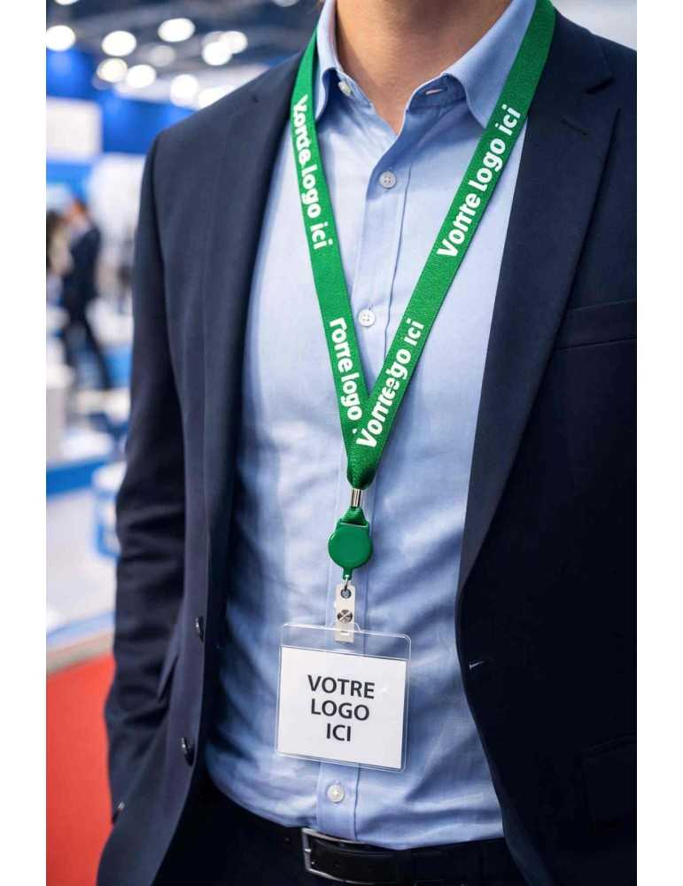 Lanière porte-badge personnalisé goodies d'entreprise